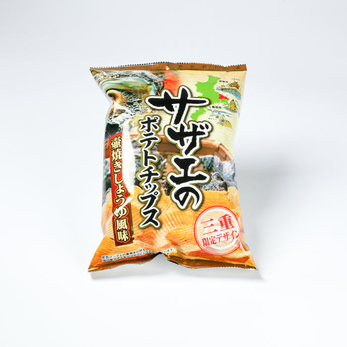 サザエのポテトチップス(サザエの壺焼き味)120g