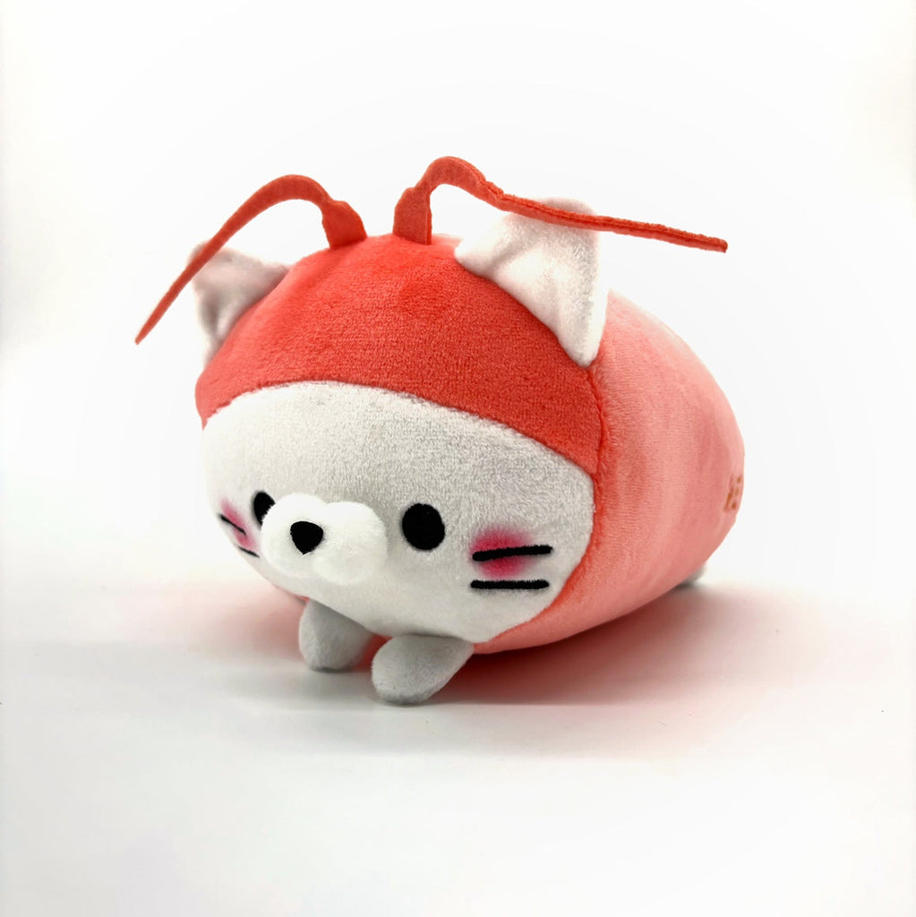 マスコット　もちふわ　いせえびにゃん　三重限定　ご当地ころころにゃんこぬいぐるみ もちふわ！ころころにゃんこ【三重限定】いせえびにゃん — 勢乃國屋
