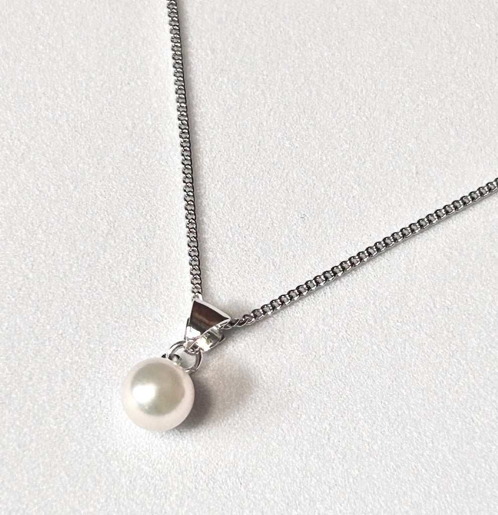 超お買得！！ 伊勢志摩産あこや本真珠6～6.5mmトップ付ネックレス