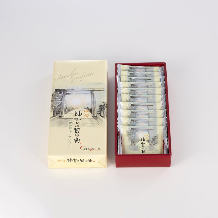 伊勢茶ゴーフレット10枚入
